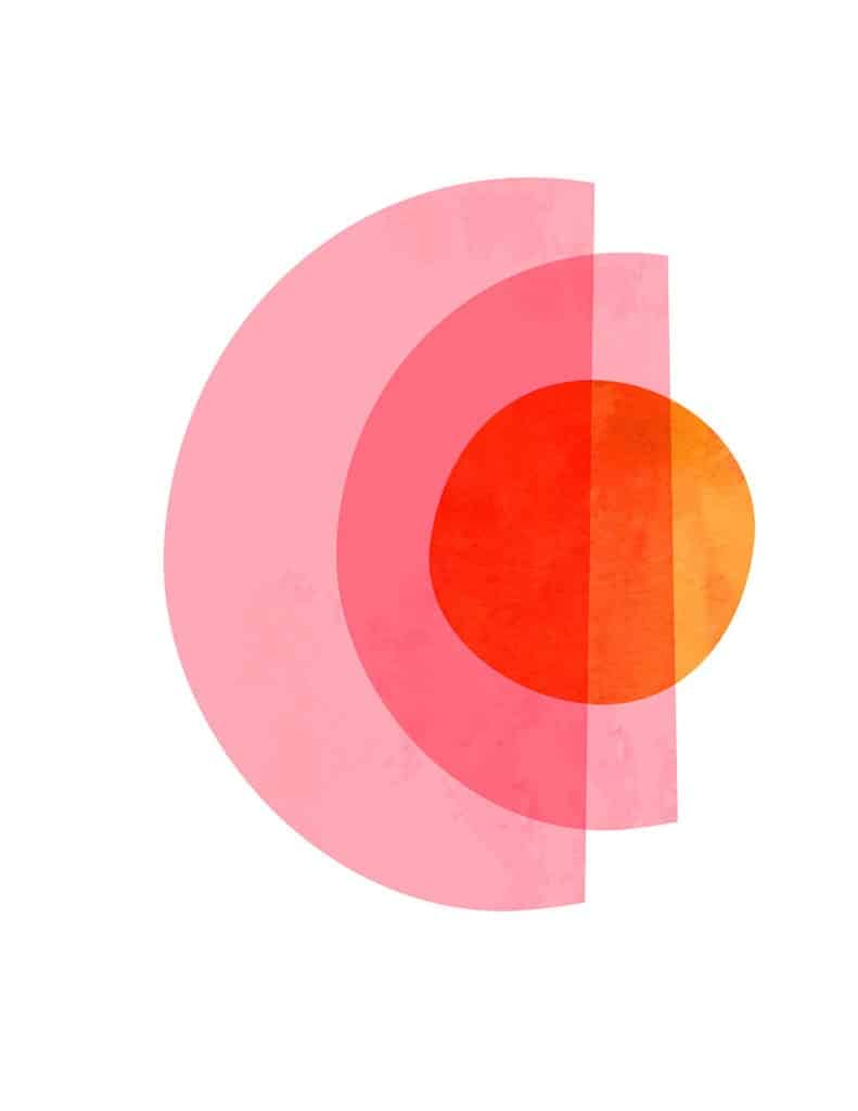 27 FREE MODERN GEOMETRIC ABSTRACT ART PRINTABLES, Oh So Lovely Blog