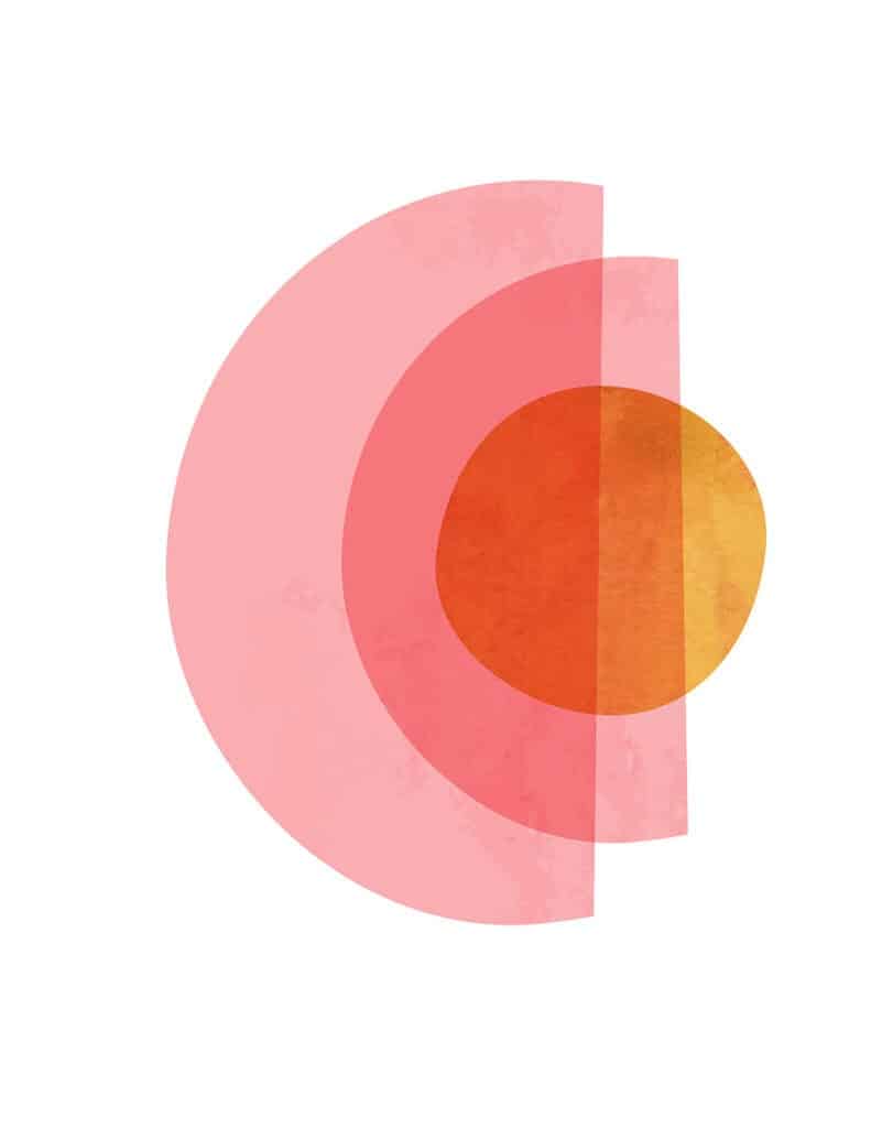 27 FREE MODERN GEOMETRIC ABSTRACT ART PRINTABLES, Oh So Lovely Blog