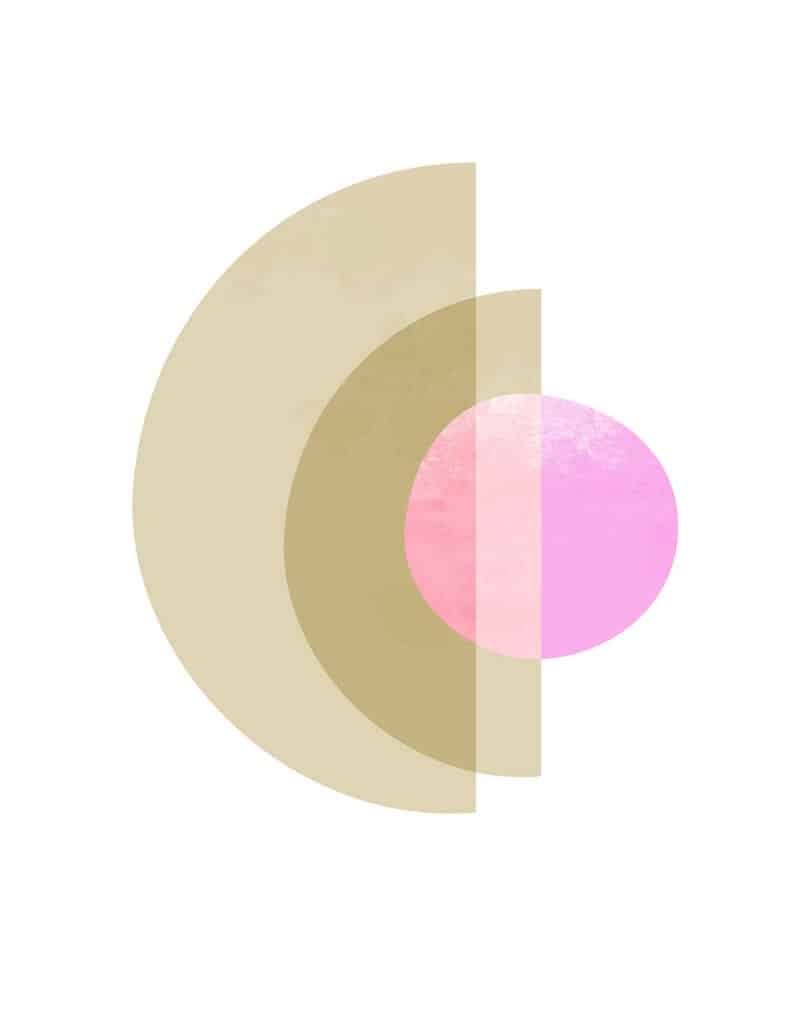27 FREE MODERN GEOMETRIC ABSTRACT ART PRINTABLES, Oh So Lovely Blog