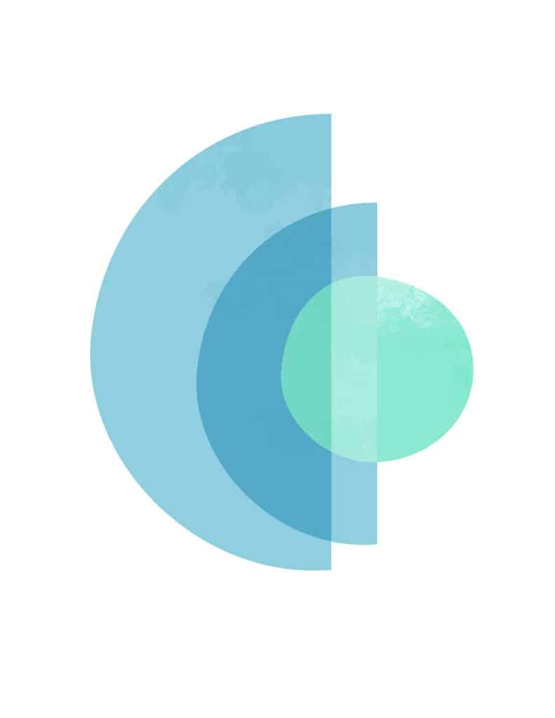 27 FREE MODERN GEOMETRIC ABSTRACT ART PRINTABLES, Oh So Lovely Blog
