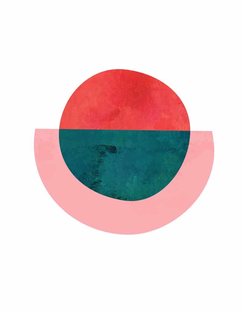 27 FREE MODERN GEOMETRIC ABSTRACT ART PRINTABLES, Oh So Lovely Blog