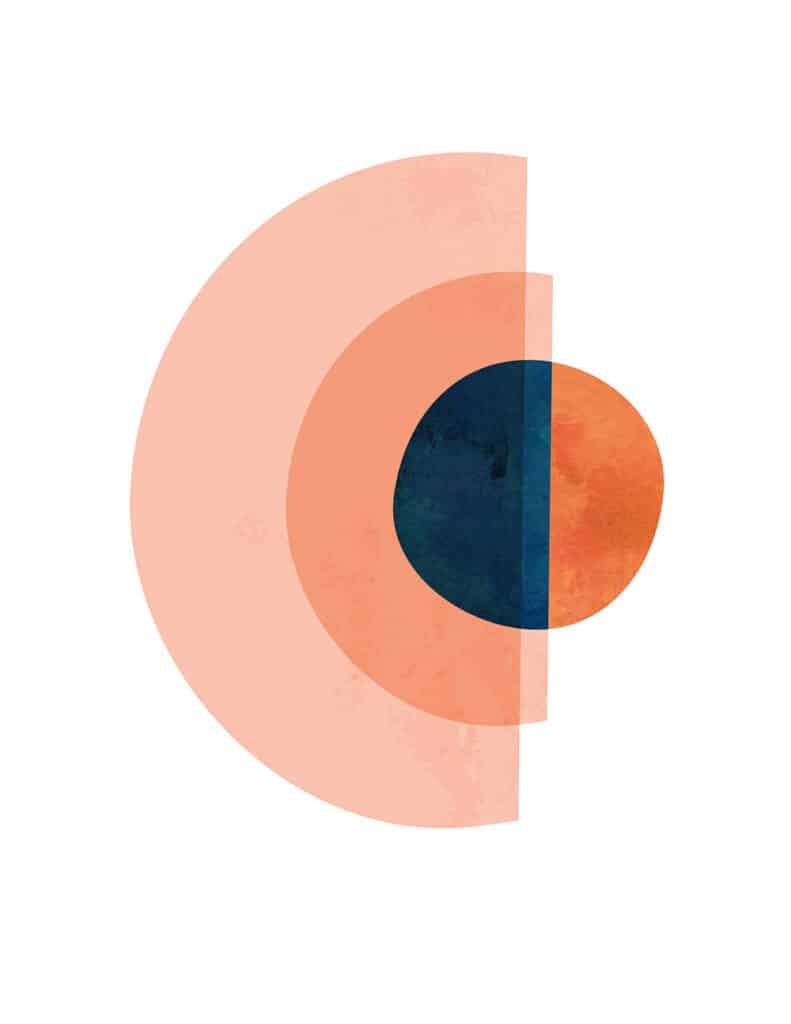 27 FREE MODERN GEOMETRIC ABSTRACT ART PRINTABLES, Oh So Lovely Blog