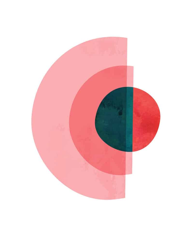 27 FREE MODERN GEOMETRIC ABSTRACT ART PRINTABLES, Oh So Lovely Blog