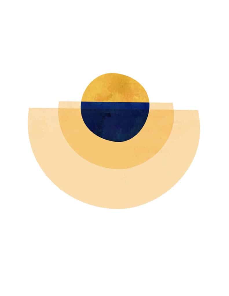 27 FREE MODERN GEOMETRIC ABSTRACT ART PRINTABLES, Oh So Lovely Blog