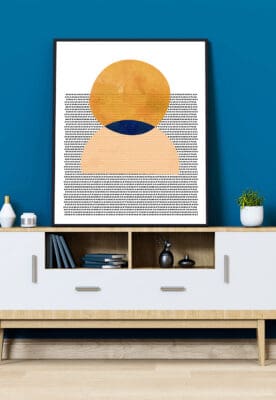 Abstract free printables – 30 modern, colorful designs to choose from!