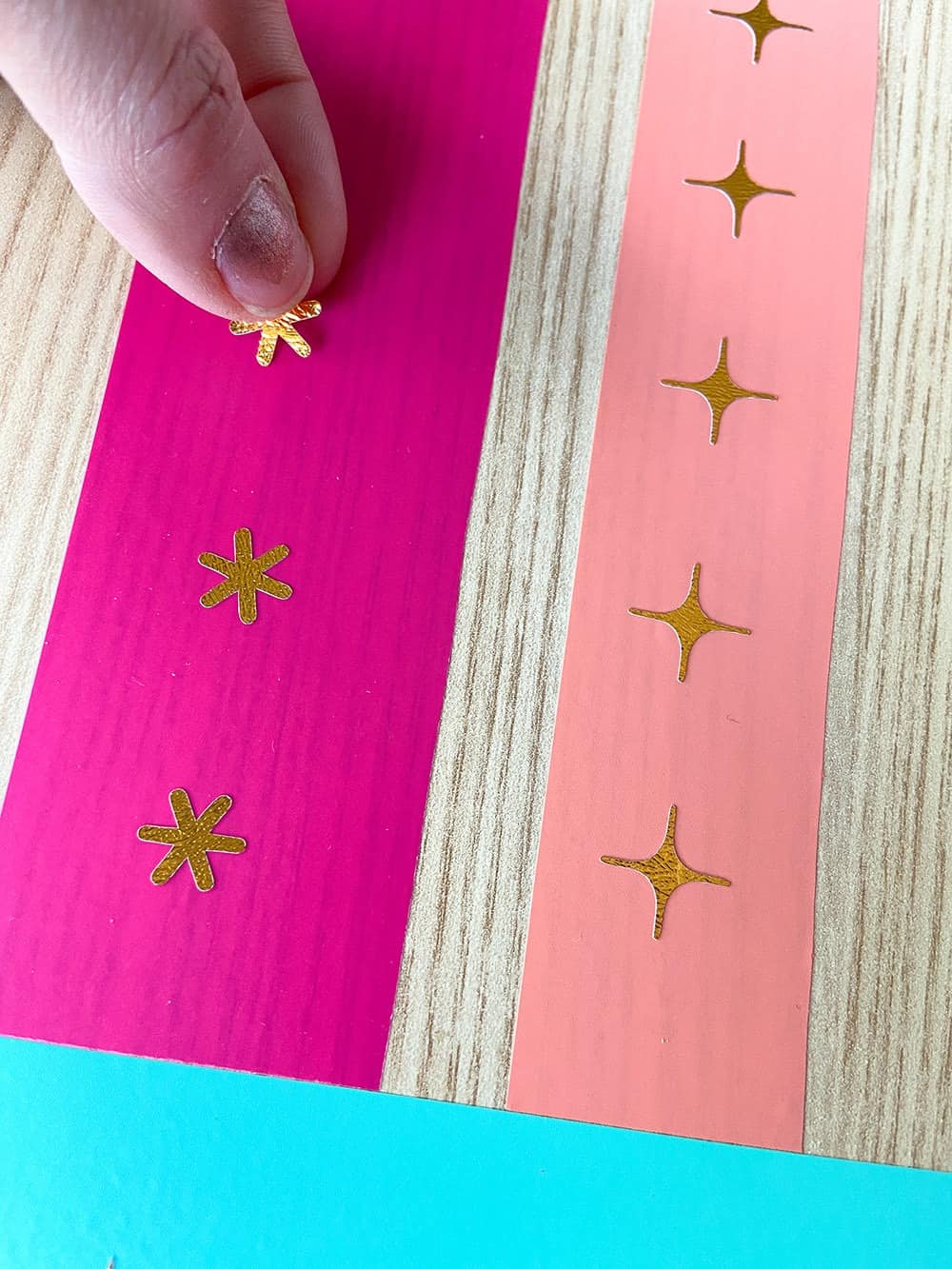 A table top design refresh adds new life to a kid desk in just 10 minutes!