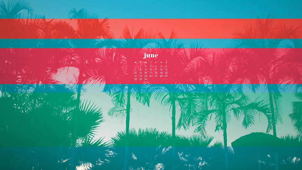 June 2021 wallpaper calendars – 30 FREE and cute options to dress your tech! Available in Sunday + Monday starts + no-calendar options.