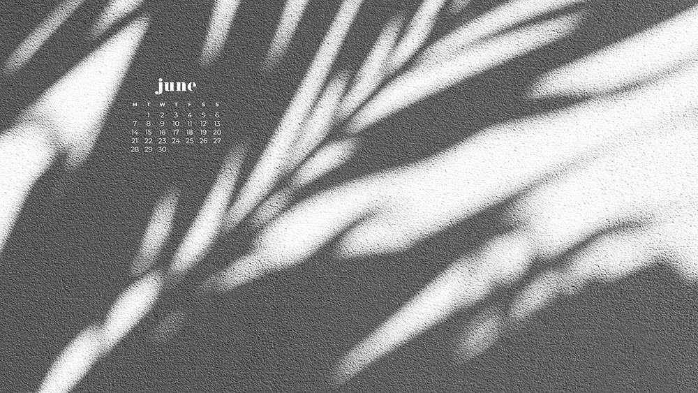 June 2021 wallpaper calendars – 30 FREE and cute options to dress your tech! Available in Sunday + Monday starts + no-calendar options.