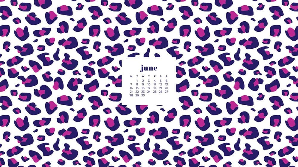 June 2021 wallpaper calendars – 30 FREE and cute options to dress your tech! Available in Sunday + Monday starts + no-calendar options.