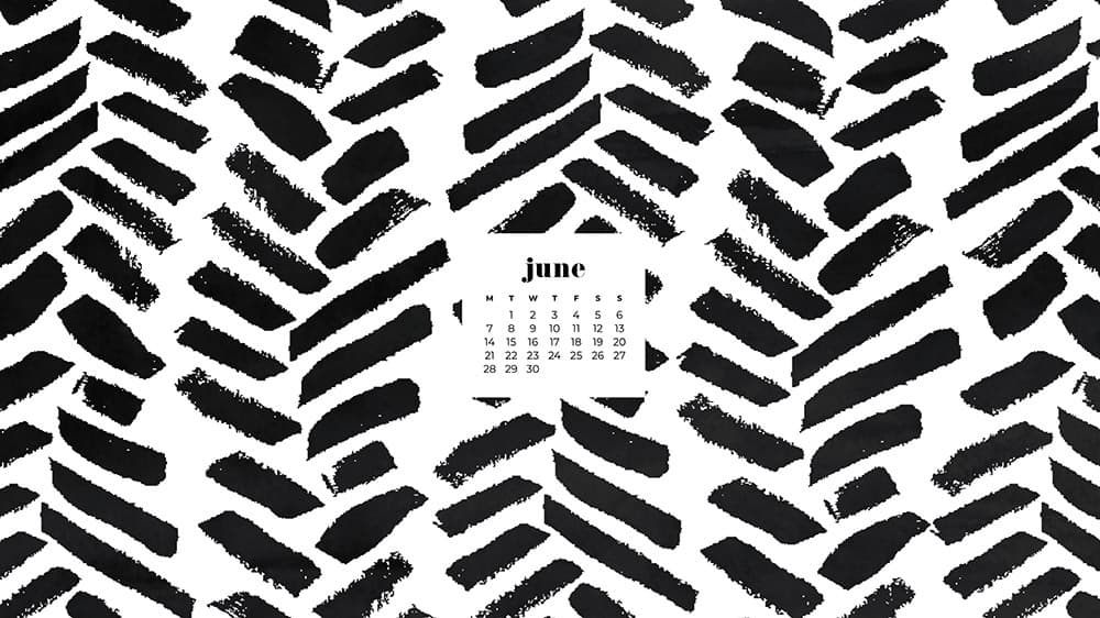 June 2021 wallpaper calendars – 30 FREE and cute options to dress your tech! Available in Sunday + Monday starts + no-calendar options.