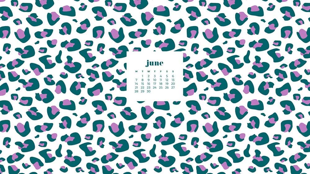 June 2021 wallpaper calendars – 30 FREE and cute options to dress your tech! Available in Sunday + Monday starts + no-calendar options.