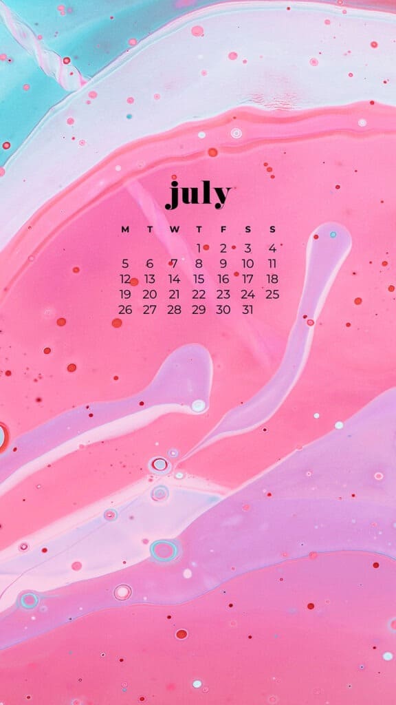 JULY 2021 CALENDAR WALLPAPERS – 32 FREE OPTIONS TO DRESS YOUR TECH!, Oh So Lovely Blog