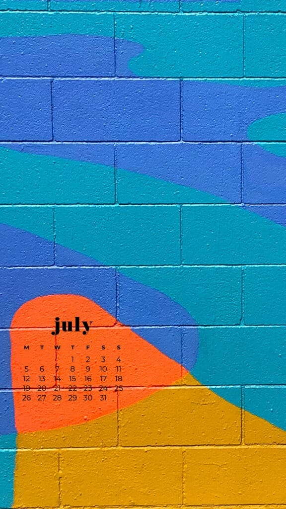 JULY 2021 CALENDAR WALLPAPERS – 32 FREE OPTIONS TO DRESS YOUR TECH!, Oh So Lovely Blog