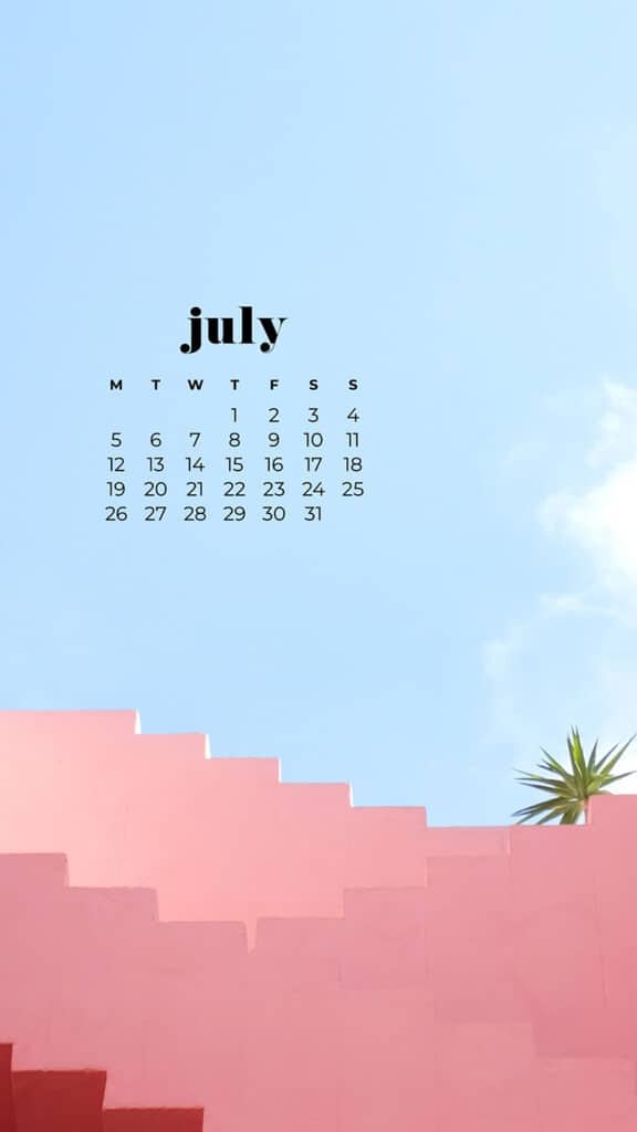 JULY 2021 CALENDAR WALLPAPERS – 32 FREE OPTIONS TO DRESS YOUR TECH!, Oh So Lovely Blog