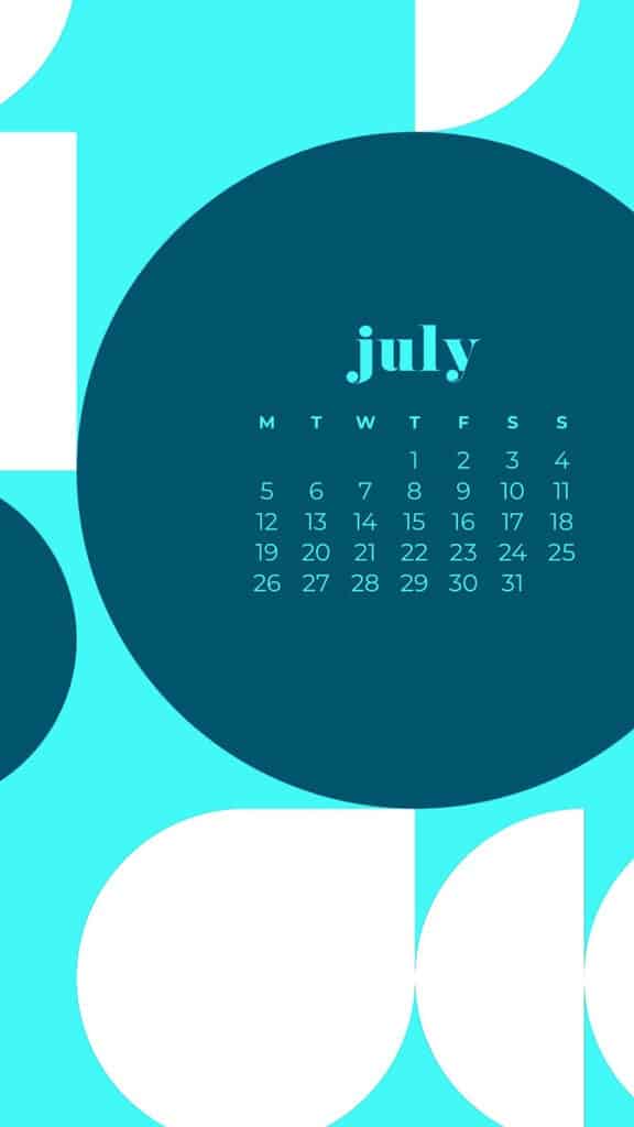 JULY 2021 CALENDAR WALLPAPERS – 32 FREE OPTIONS TO DRESS YOUR TECH!, Oh So Lovely Blog