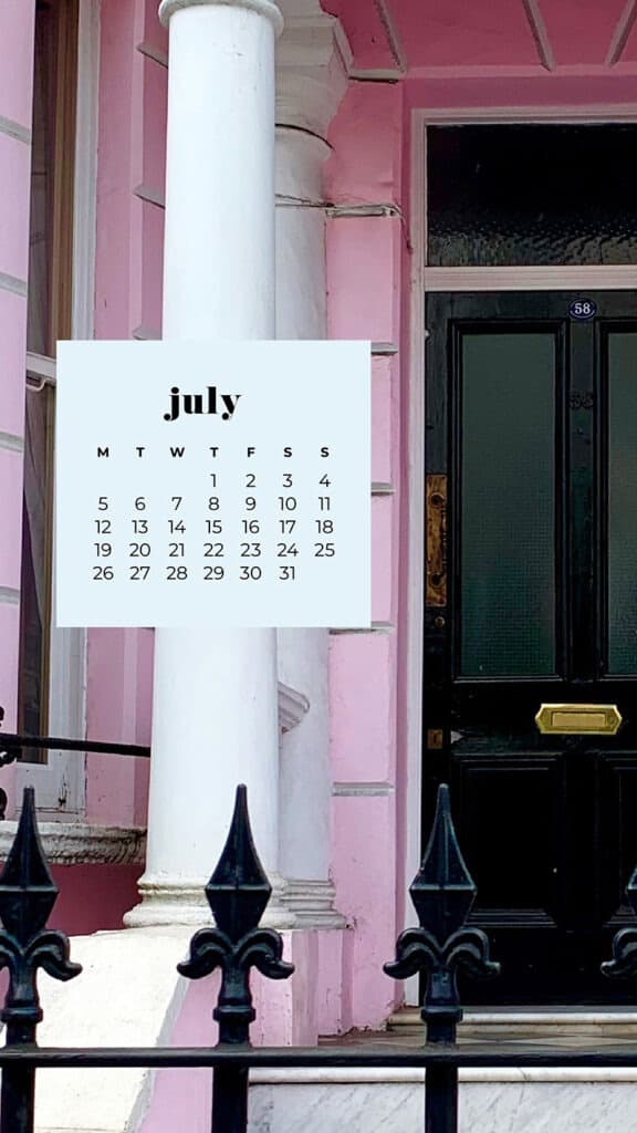 JULY 2021 CALENDAR WALLPAPERS – 32 FREE OPTIONS TO DRESS YOUR TECH!, Oh So Lovely Blog