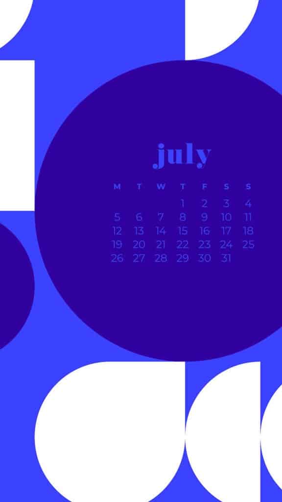 JULY 2021 CALENDAR WALLPAPERS – 32 FREE OPTIONS TO DRESS YOUR TECH!, Oh So Lovely Blog