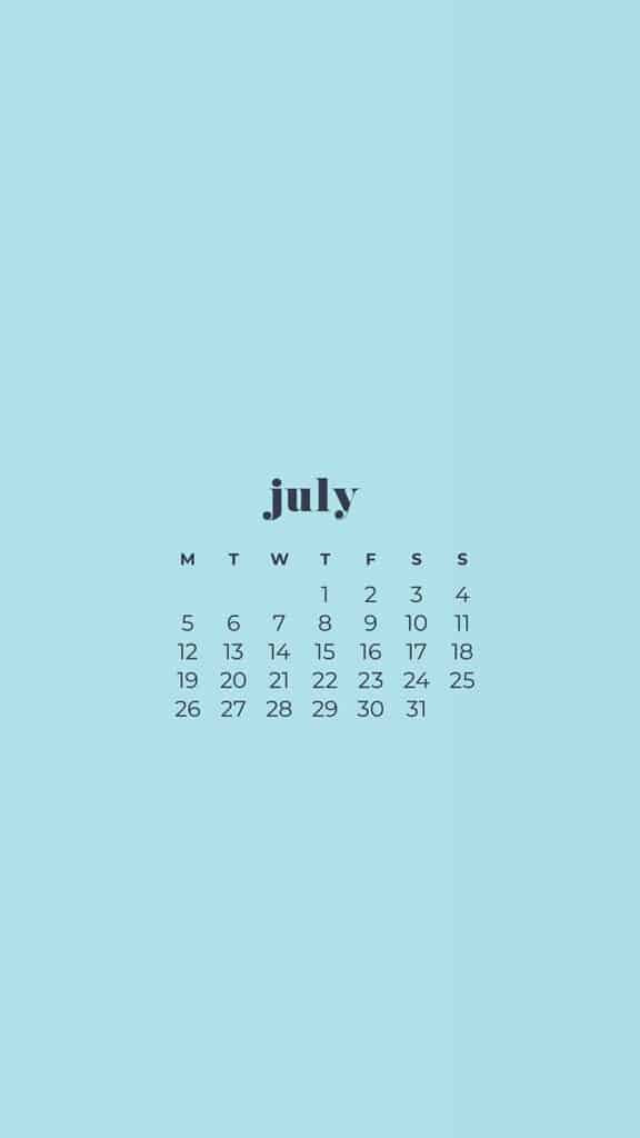 JULY 2021 CALENDAR WALLPAPERS – 32 FREE OPTIONS TO DRESS YOUR TECH!, Oh So Lovely Blog