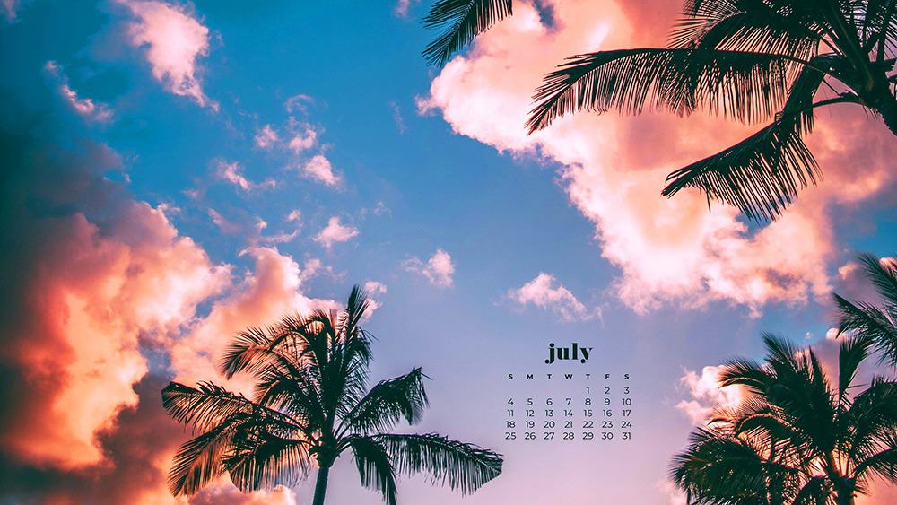 july summer background