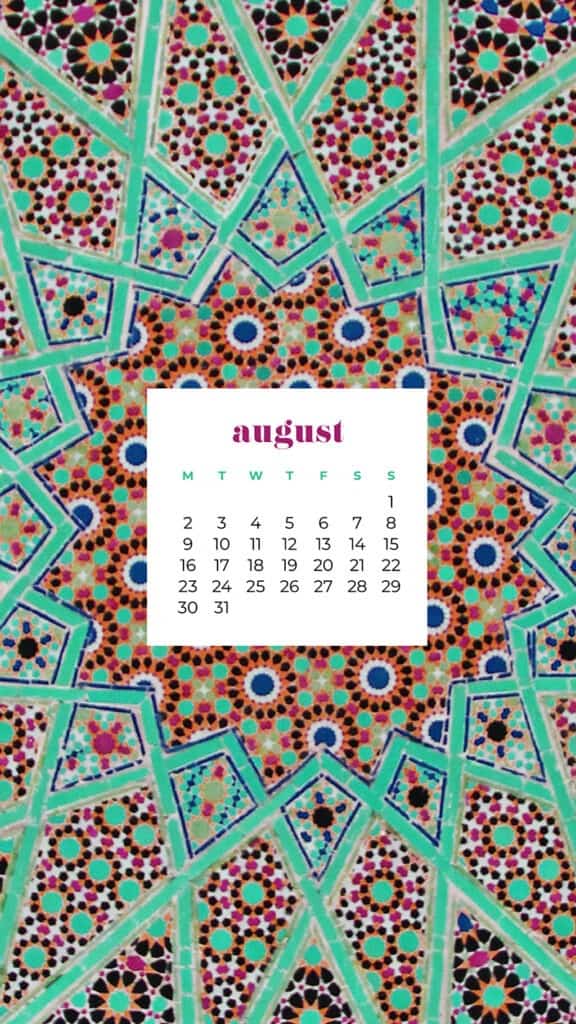 AUGUST 2021 CALENDAR WALLPAPERS – 33 FREE &#038; FUN DESIGNS TO DRESS YOUR TECH!, Oh So Lovely Blog