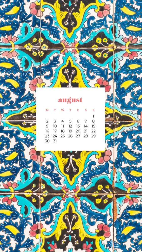 AUGUST 2021 CALENDAR WALLPAPERS – 33 FREE &#038; FUN DESIGNS TO DRESS YOUR TECH!, Oh So Lovely Blog