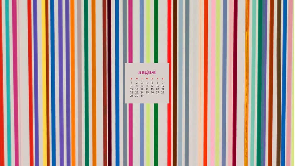 August 2021 - FREE wallpaper calendars in Sunday and Monday starts + no-calendar options. 33 designs for both desktop and smart phones!