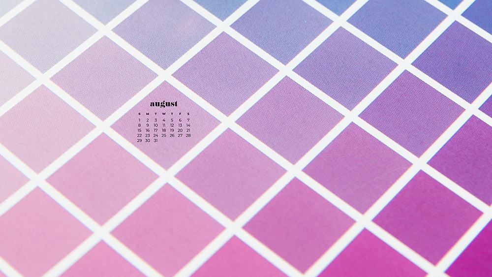 August 2021 - FREE wallpaper calendars in Sunday and Monday starts + no-calendar options. 33 designs for both desktop and smart phones!