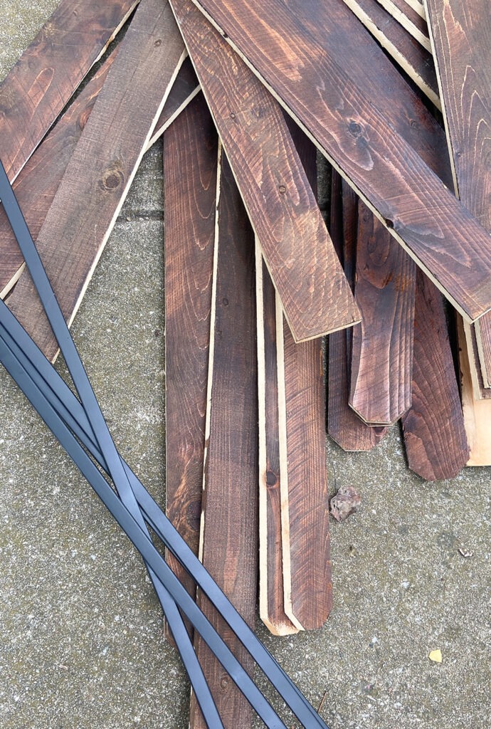 DIY wood cladding slat porch wall supplies