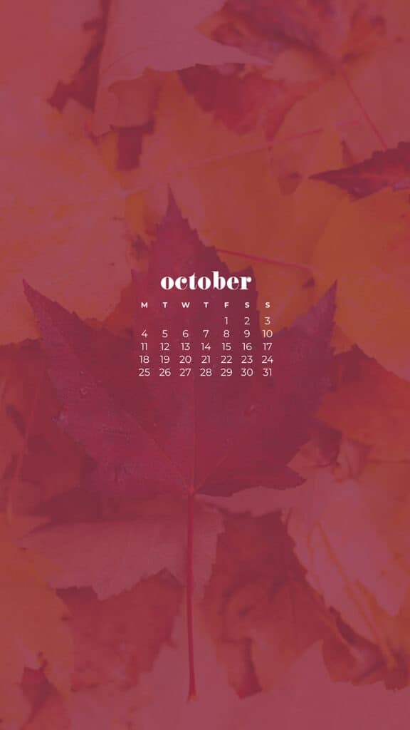 35 FREE OCTOBER 2021 CALENDAR WALLPAPERS TO DRESS YOUR TECH, Oh So Lovely Blog