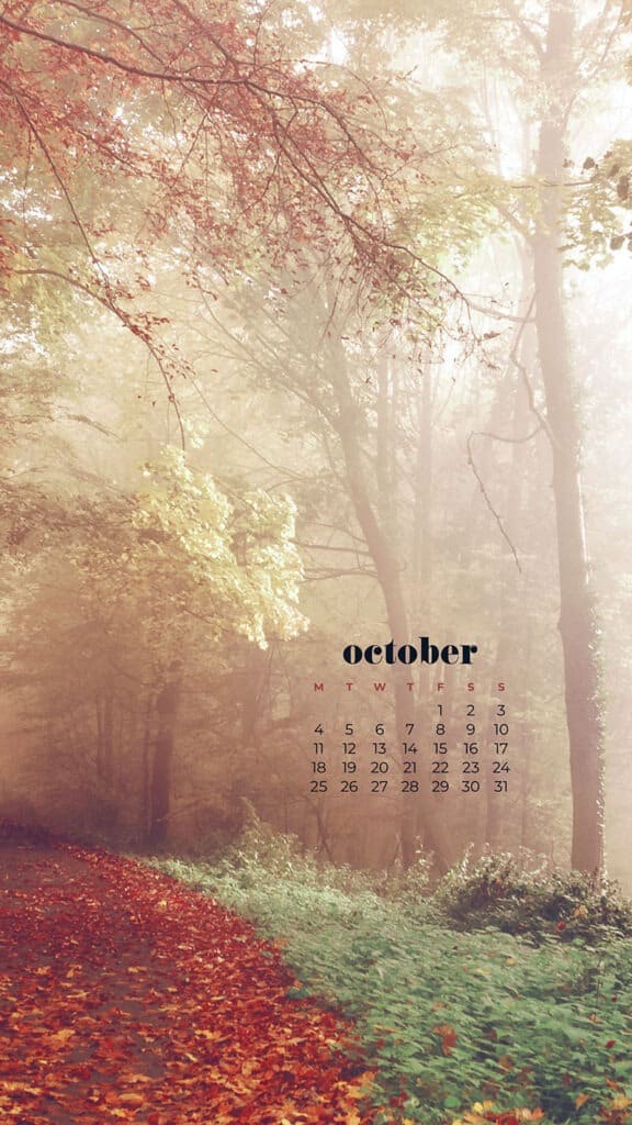 35 FREE OCTOBER 2021 CALENDAR WALLPAPERS TO DRESS YOUR TECH, Oh So Lovely Blog