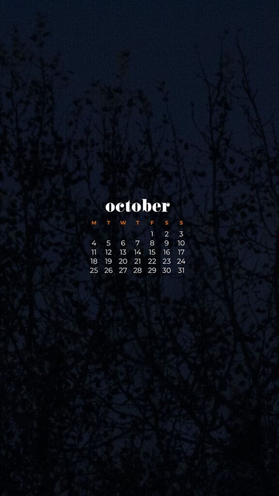 35 FREE OCTOBER 2021 CALENDAR WALLPAPERS TO DRESS YOUR TECH, Oh So Lovely Blog