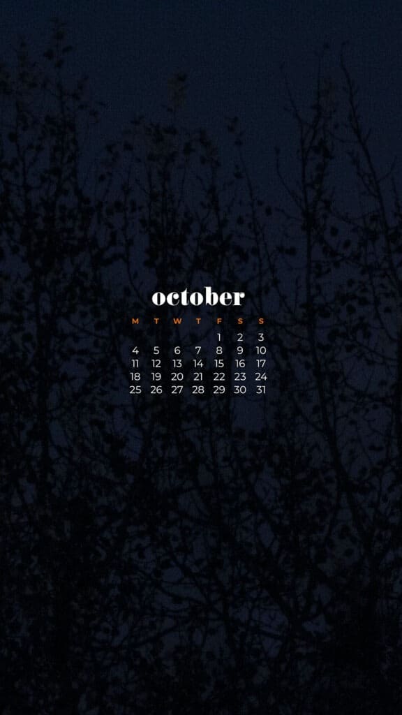 35 FREE OCTOBER 2021 CALENDAR WALLPAPERS TO DRESS YOUR TECH, Oh So Lovely Blog