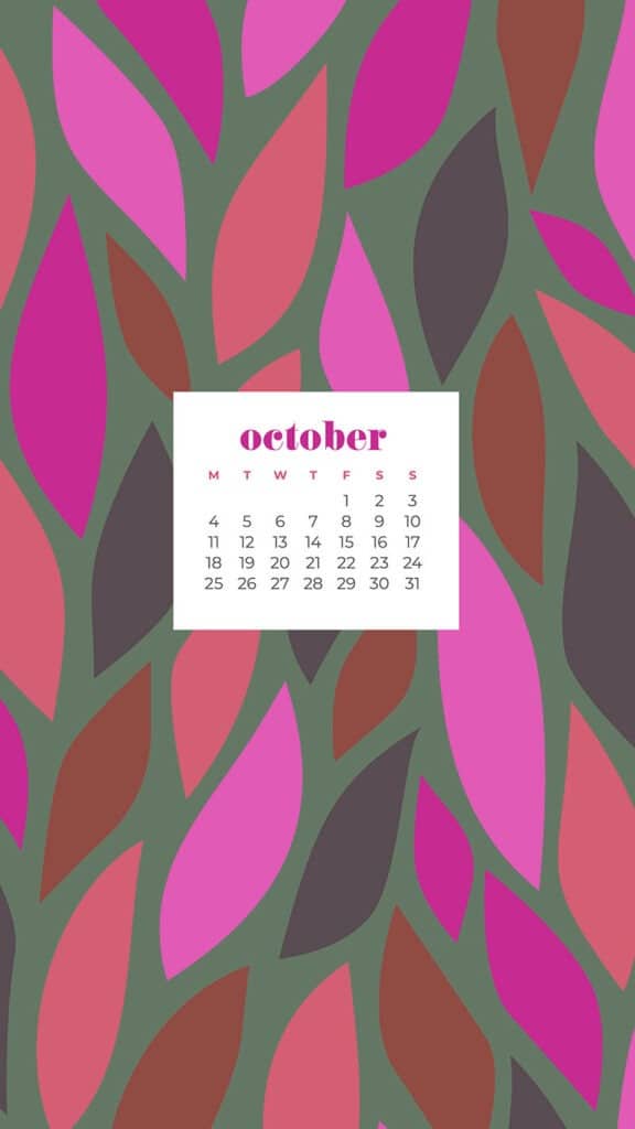 35 FREE OCTOBER 2021 CALENDAR WALLPAPERS TO DRESS YOUR TECH, Oh So Lovely Blog