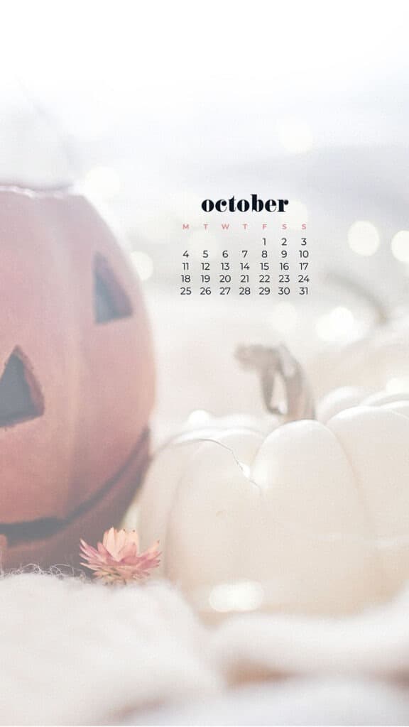 35 FREE OCTOBER 2021 CALENDAR WALLPAPERS TO DRESS YOUR TECH, Oh So Lovely Blog