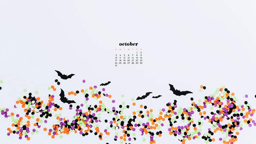 October 2021 - FREE wallpaper calendars in Sunday and Monday starts + no-calendar options. 35 designs for both desktop and smart phones!