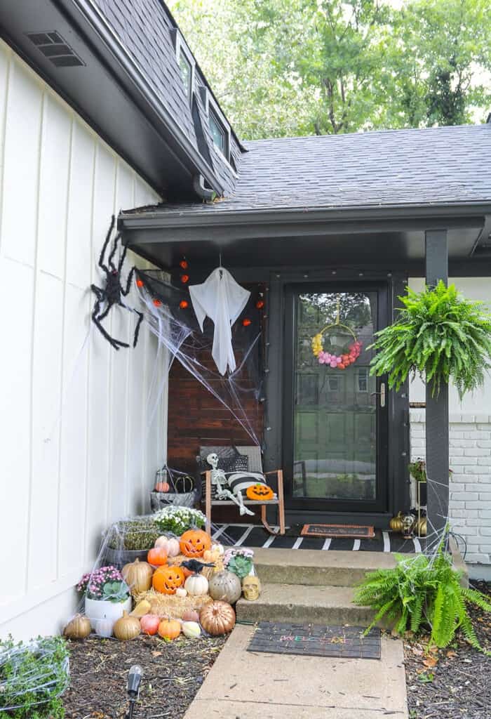 Outdoor Halloween decorations — A spooky and fun tour through all of our decor + affordable product recommendations. Get inspired!