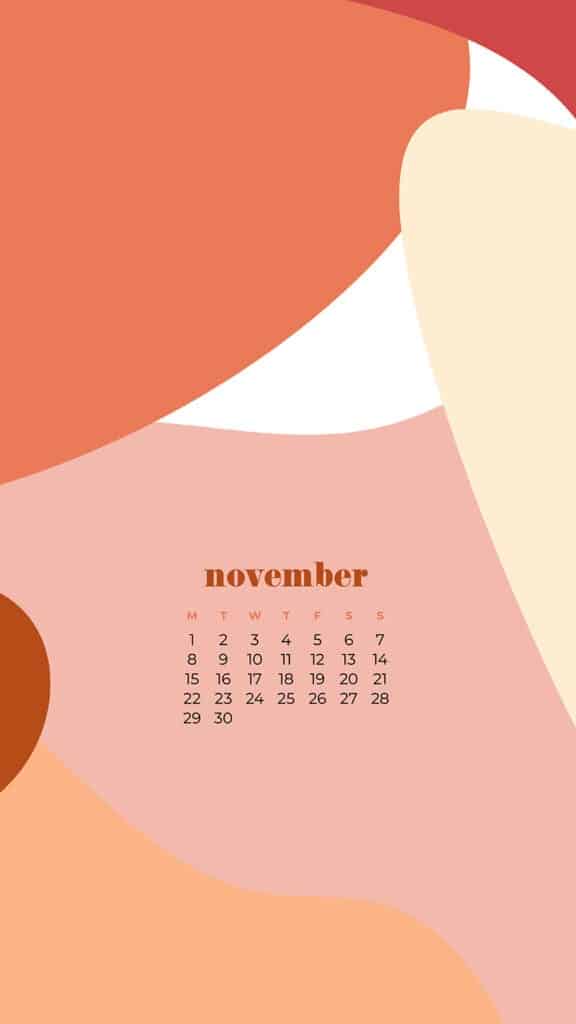 35 FREE NOVEMBER 2021 CALENDAR WALLPAPERS TO DRESS YOUR TECH, Oh So Lovely Blog