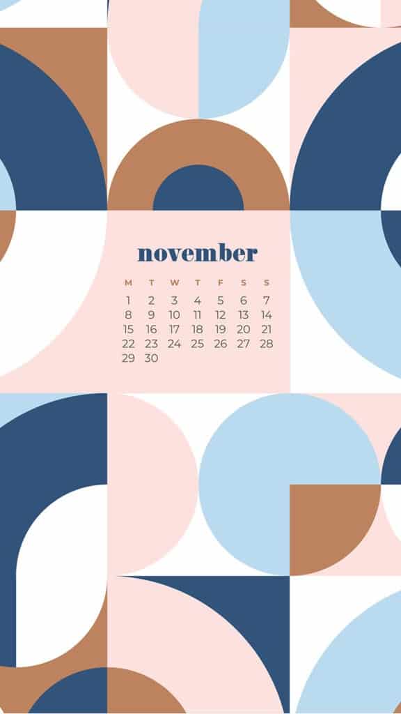 35 FREE NOVEMBER 2021 CALENDAR WALLPAPERS TO DRESS YOUR TECH, Oh So Lovely Blog