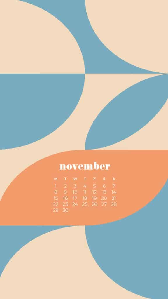 35 FREE NOVEMBER 2021 CALENDAR WALLPAPERS TO DRESS YOUR TECH, Oh So Lovely Blog