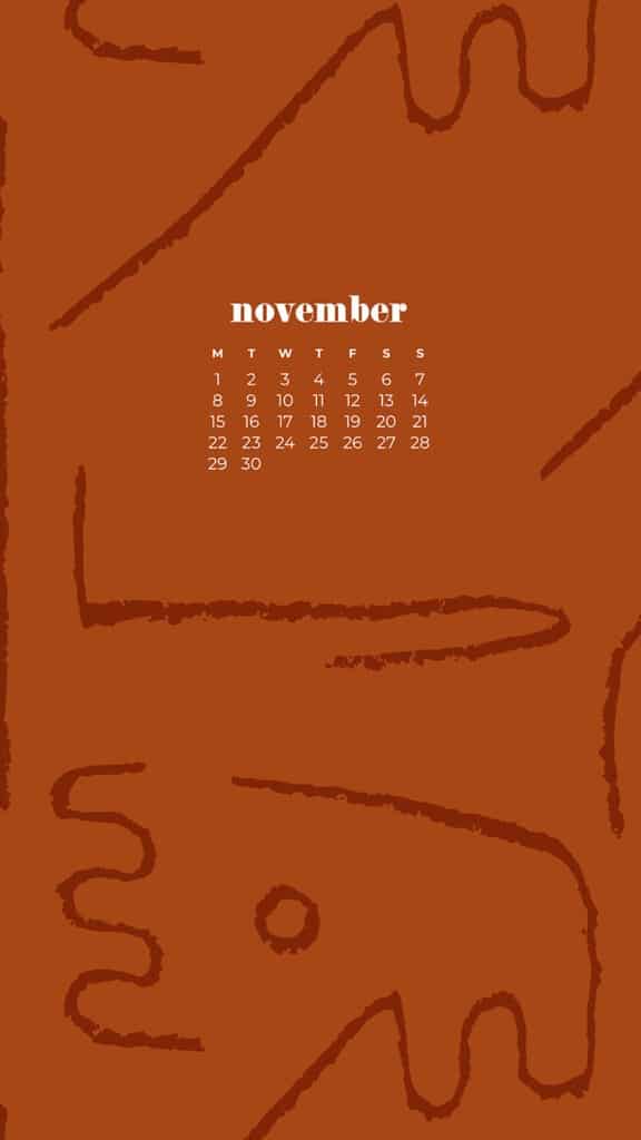 35 FREE NOVEMBER 2021 CALENDAR WALLPAPERS TO DRESS YOUR TECH, Oh So Lovely Blog