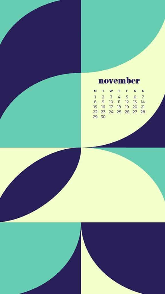 35 FREE NOVEMBER 2021 CALENDAR WALLPAPERS TO DRESS YOUR TECH, Oh So Lovely Blog