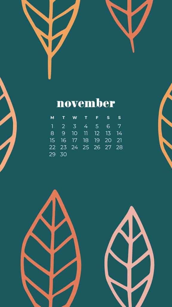 35 FREE NOVEMBER 2021 CALENDAR WALLPAPERS TO DRESS YOUR TECH, Oh So Lovely Blog