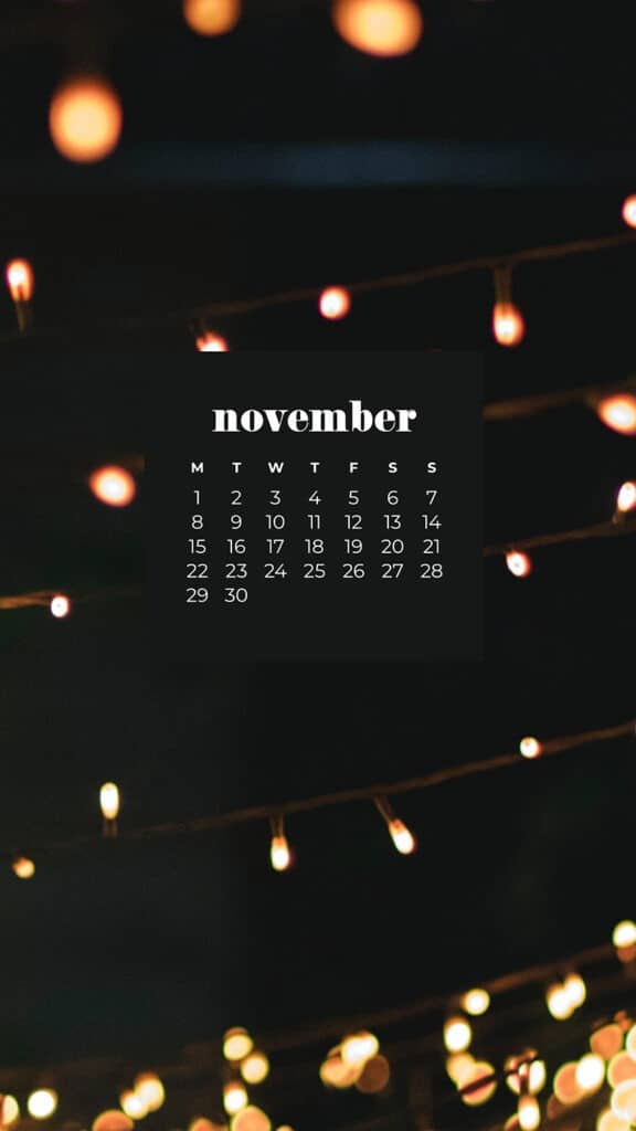 35 FREE NOVEMBER 2021 CALENDAR WALLPAPERS TO DRESS YOUR TECH, Oh So Lovely Blog