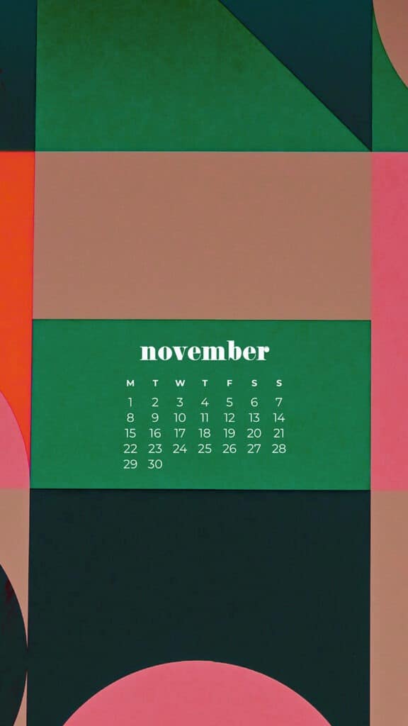 35 FREE NOVEMBER 2021 CALENDAR WALLPAPERS TO DRESS YOUR TECH, Oh So Lovely Blog