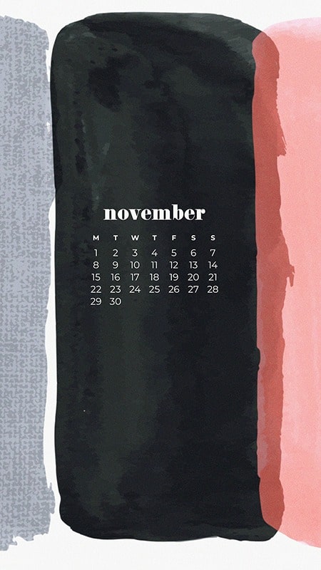 35 FREE NOVEMBER 2021 CALENDAR WALLPAPERS TO DRESS YOUR TECH, Oh So Lovely Blog