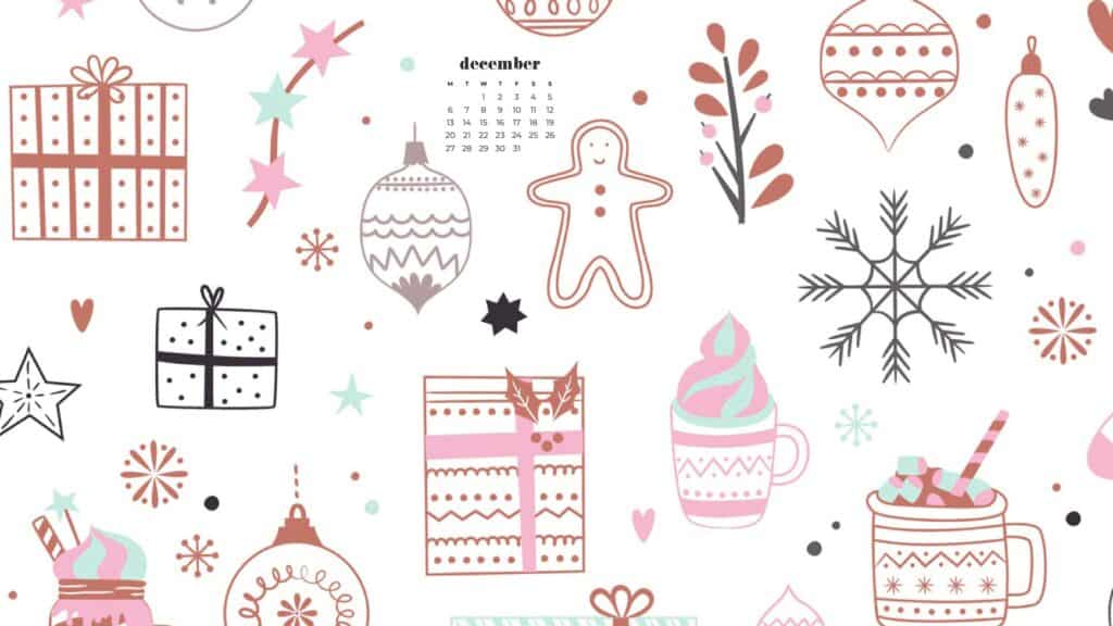 85 FREE DECEMBER 2021 CALENDAR WALLPAPERS TO DRESS YOUR TECH, Oh So Lovely Blog