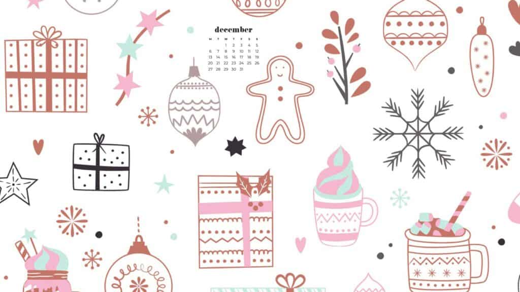 85 FREE DECEMBER 2021 CALENDAR WALLPAPERS TO DRESS YOUR TECH, Oh So Lovely Blog