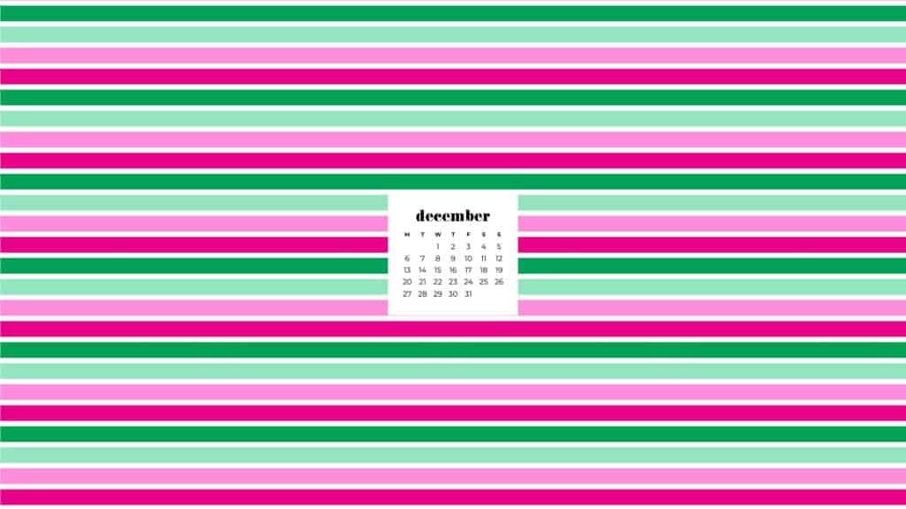 Colorful stripes december wallpaper - pink, hot pink, green