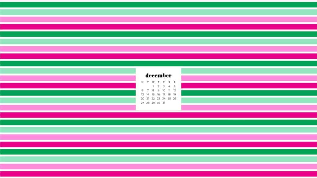 Colorful stripes december wallpaper - pink, hot pink, green