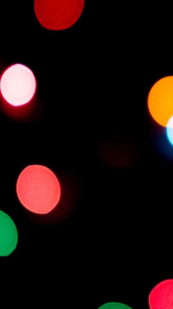 bokeh blurred out holiday lights colorful - december digital wallpaper